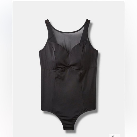 New! Torrid sz 3 Wireless Mesh High Neck Bathing Swim Suit 3X - Picture 4 of 4